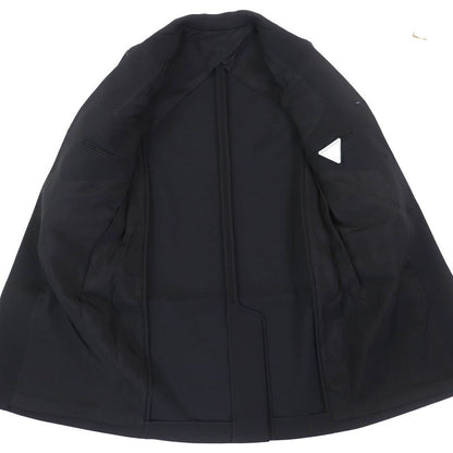 Bottega Veneta 2021 668813 V Logo Button Wool Single Coat Black 38 Made In