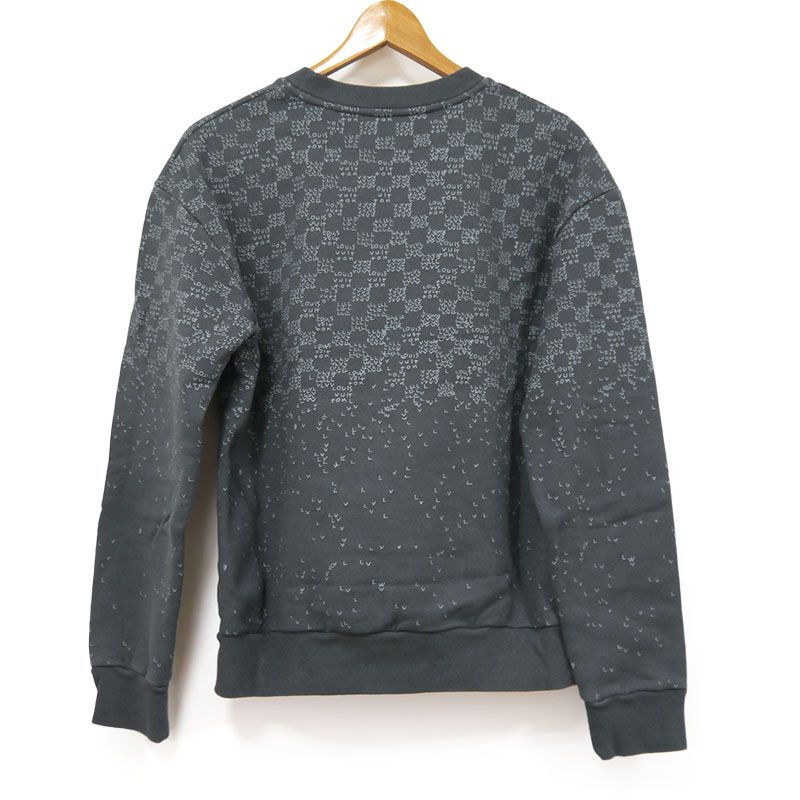 Louis Vuitton Sweatshirt Damier Spread Size M Gray