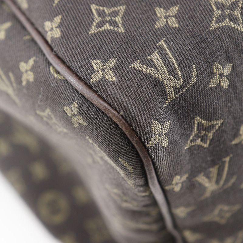 Louis Vuitton Speedy 30 Mini Boston M95224 Monogram Mini Lin Ebene Brown Sp0037