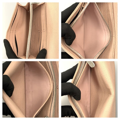 Louis Vuitton Mahina Portefeuille Iris Bifold Long Wallet M60145 Light Pink