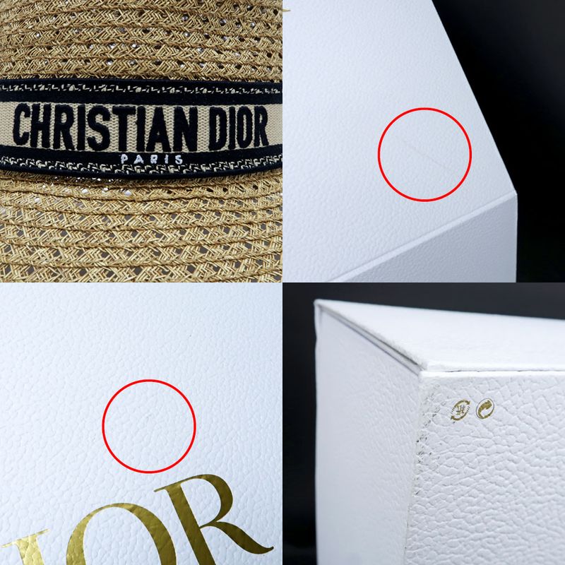 Dior D Bobby Wide Brim Hat 34dbp924g153 Beige Black Size 57 Hat
