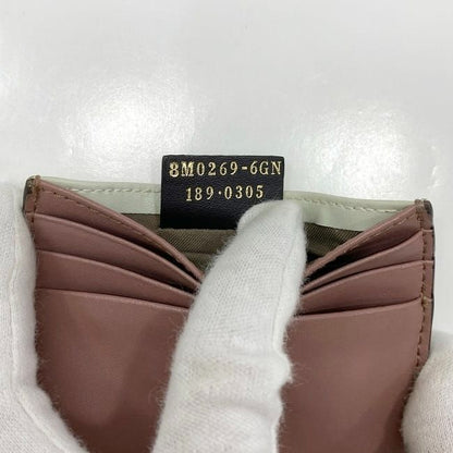 Fendi Card Case Beige Pink Dot Com 8m0269
