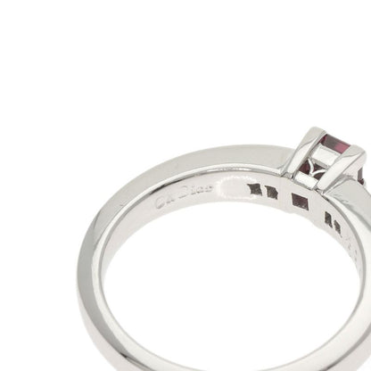 DIOR Garnet Diamond Ring - Pt900 Ladies