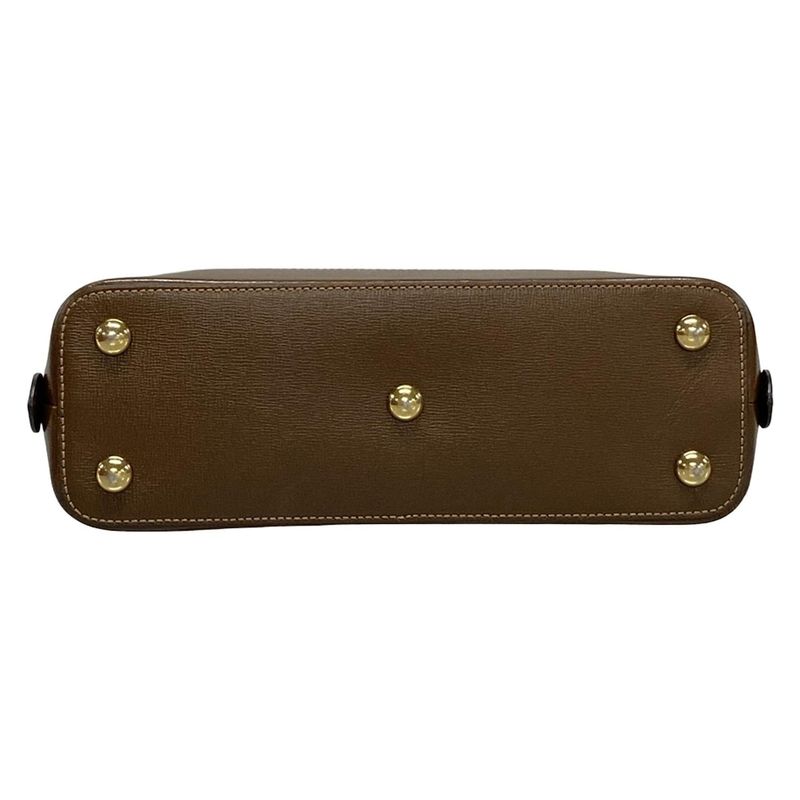 Gucci Handbag Horsebit 1955 Medium Top Handle Bag 620850 Dark Brown Beige And