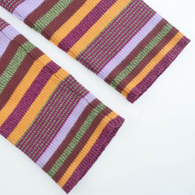 Chanel Cache Coeur Striped P17171v00904 Cotton And Rayon And Polyester Women's