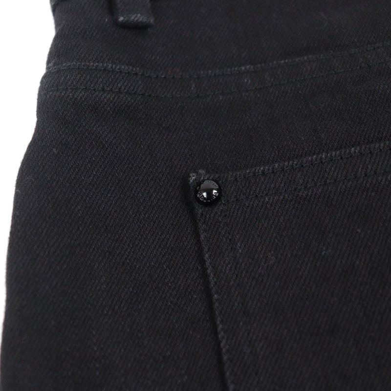 Louis Vuitton 24SS Hid70w Slim Stretch Denim Pants Cotton With Logo Button