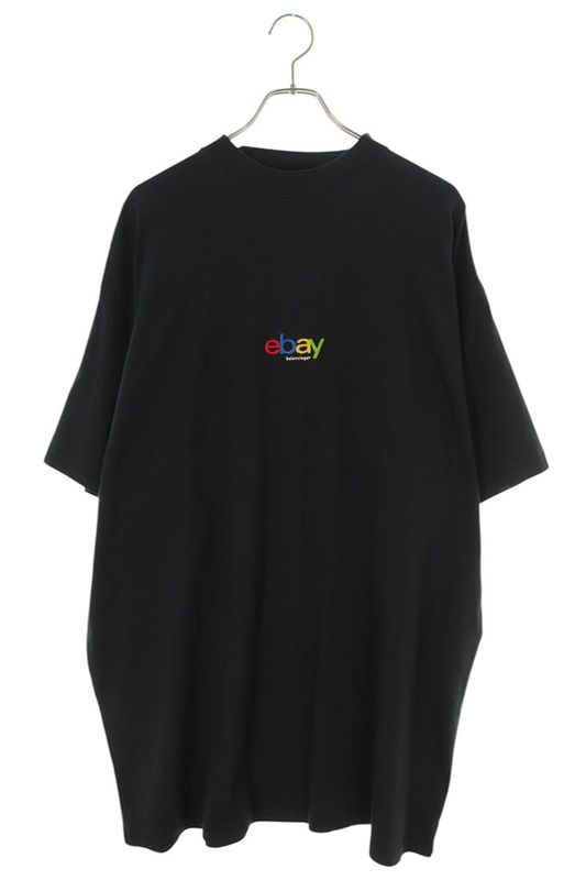 Balenciaga 787349 Trve8 Front Logo T-shirt Men 3