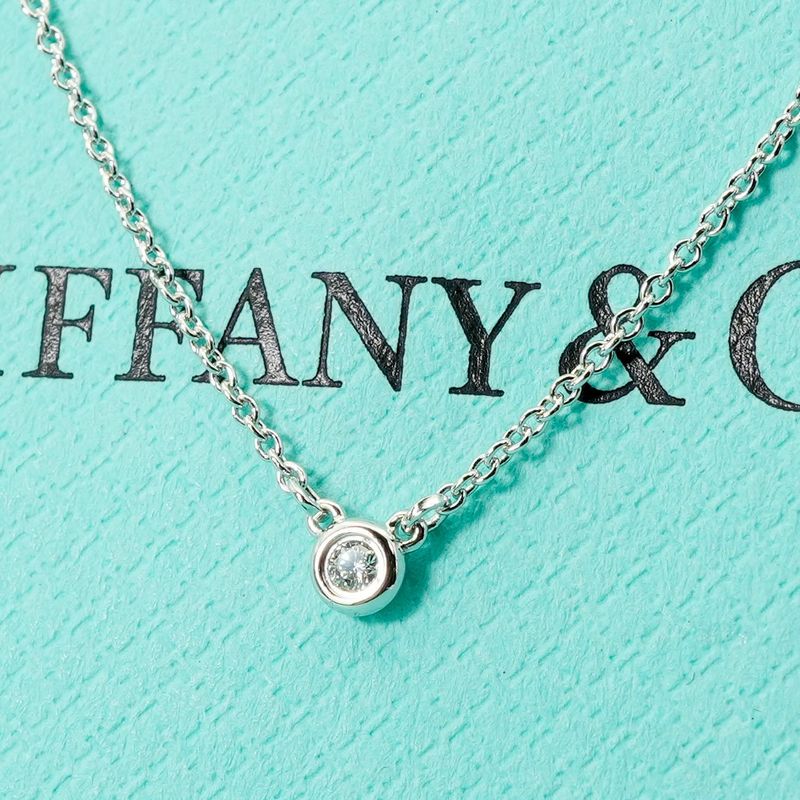 0.05ct Tiffany & Co By-the-yard Diamond Necklace 24-3936