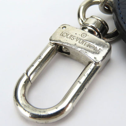 Louis Vuitton Key Holder Porte Cles Mp2082 Taurillon Initiative Leather Navy