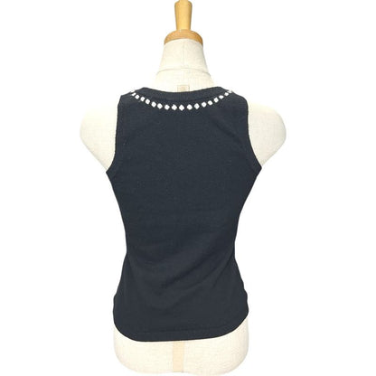 Chanel Knit Trompe L'oeil P64666 Cashmere Black