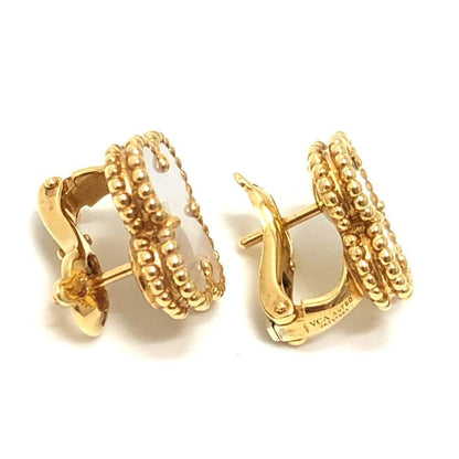 Van Cleef & Arpels Van Cleef & Arpels Earrings 18K Vintage Alhambra Vcara44100