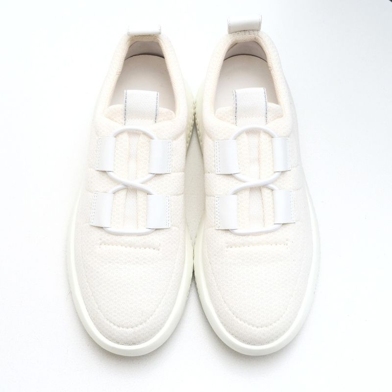 Hermes TEAM Sneakers Size 36 Team Double Face H Logo Mesh Low Cut Sneakers Made