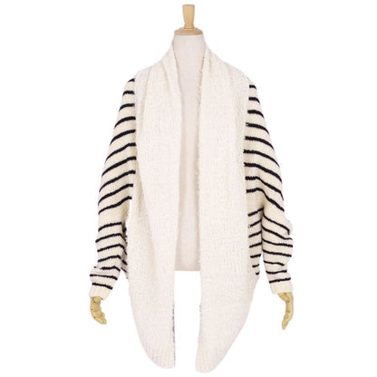 Loewe Cardigan Cordigan Buttonless Striped Wool