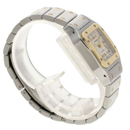 Cartier W20045c4 Santos Garbet SM 20th Anniversary Watch SS Ssx18k Yellow Gold