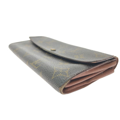 Louis Vuitton Unisex Long Wallet Monogram Pochette Portomone Credit M61725