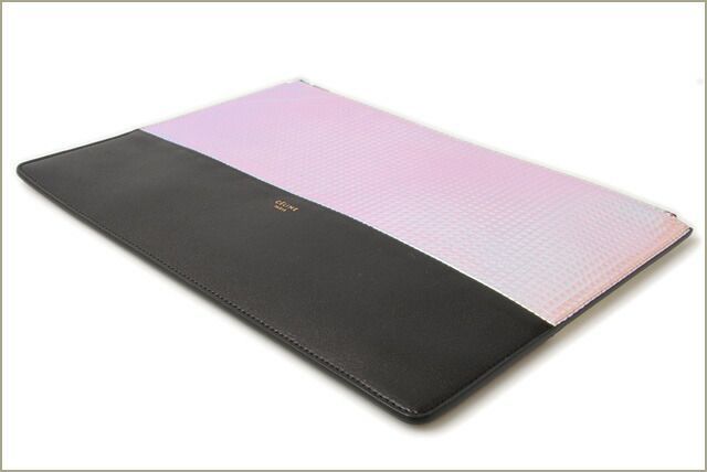 Celine Brand Bag Similar Used Clutch Pouch Clutch Bag Bicolor Rainbow Black