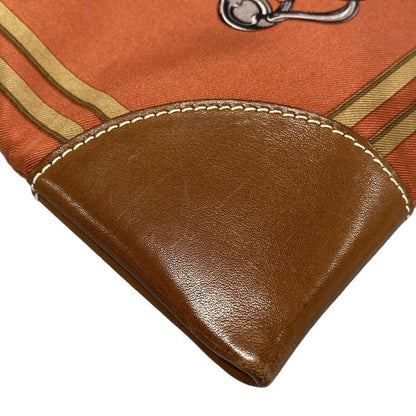 Hermes Shoulder Bag Silky City PM Orange And Beige And Multi Brides De Gala Silk