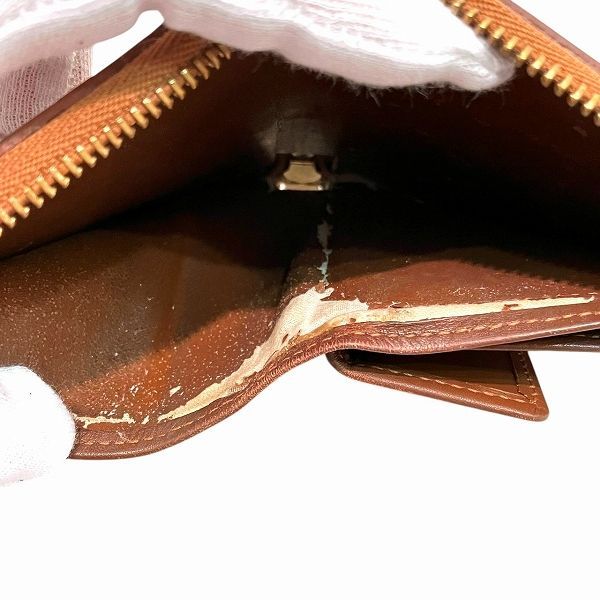 Louis Vuitton Monogram Vernis Blume M91152 Round Zipper Bifold Wallet Unisex