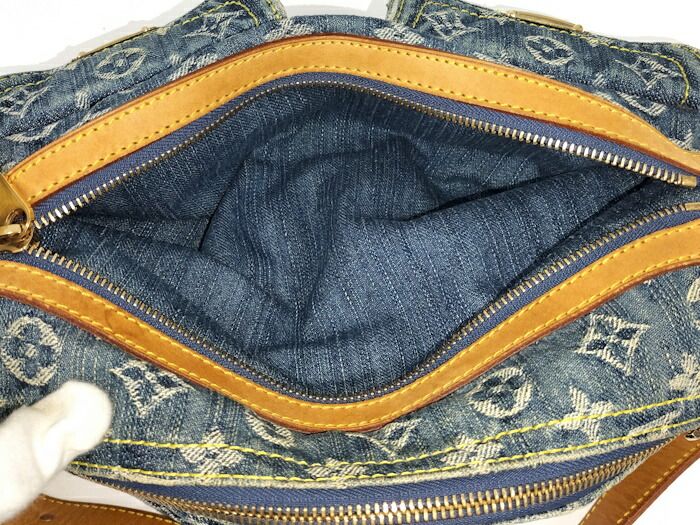 Louis Vuitton Baggy PM Monogram Denim One Shoulder Bag M95049