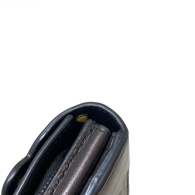 Bottega Veneta Intrecciato Dark Brown Dove Leather Long Wallet