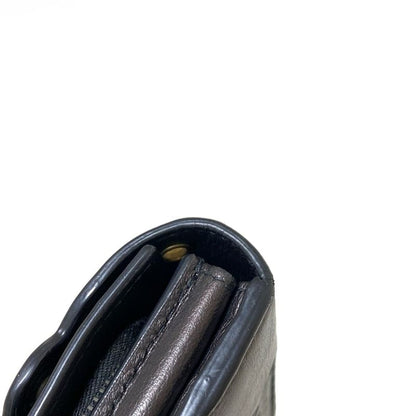 Bottega Veneta Intrecciato Dark Brown Dove Leather Long Wallet