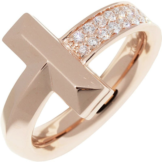 Tiffany & Co Ring 18K Pink Gold Diamond 021ct T One Ring Width 45mm (018in)