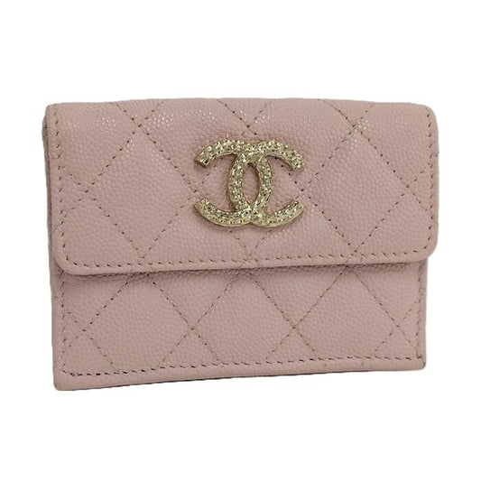 Chanel Small Wallet Ap4319 Pink Caviar
