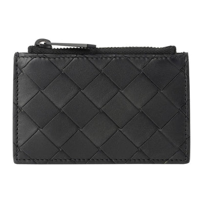 Bottega Veneta Coin Case Zipper Case Nero