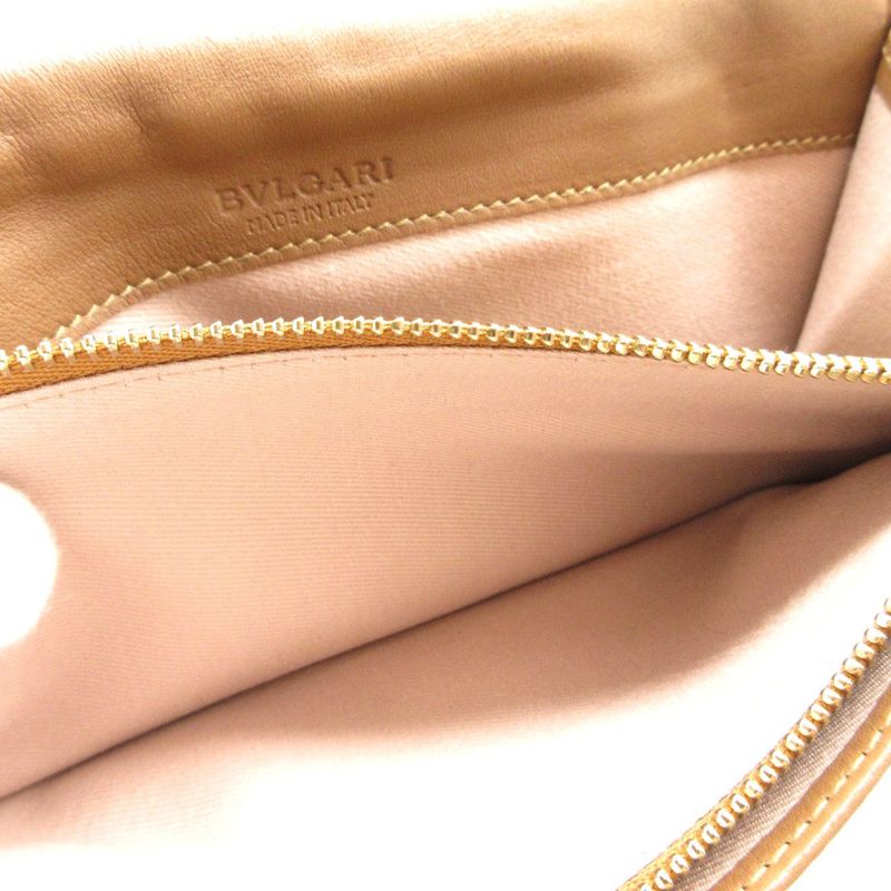 Bulgari Corole Long Wallet Leather Brown 0391 Bvlgari