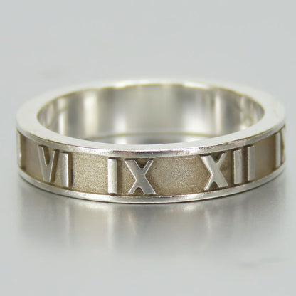 Tiffany & Co Ring / Ring Atlas 925 Silver Approx 3.2g Silver Narrow Accessories