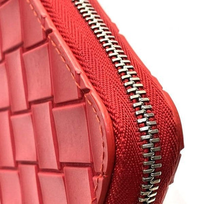 Bottega Veneta Intrecciato Round Zipper Long Wallet For Women