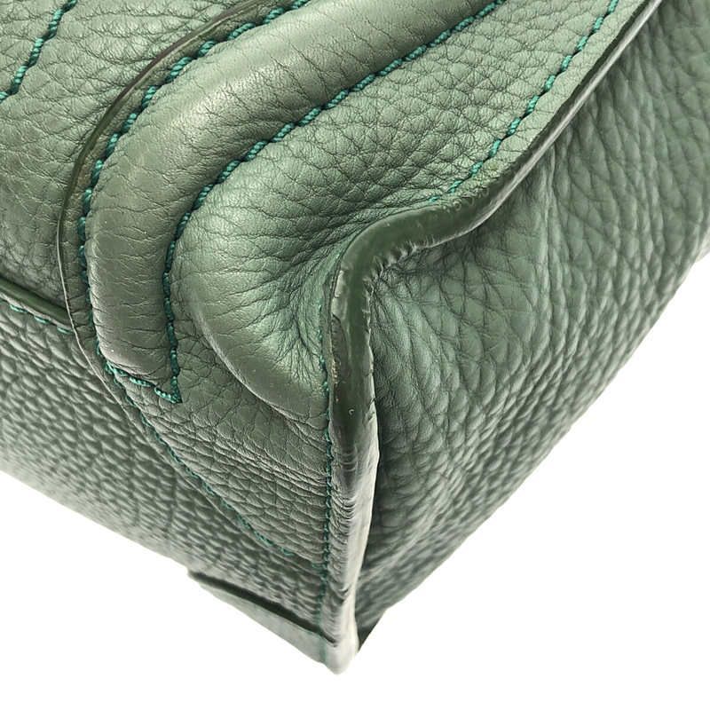 Celine - Luggage Micro Shopper Handbag - Green - Women's