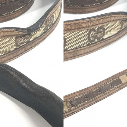 Gucci Belt GG Logo Buckle GG Canvas/leather Beige