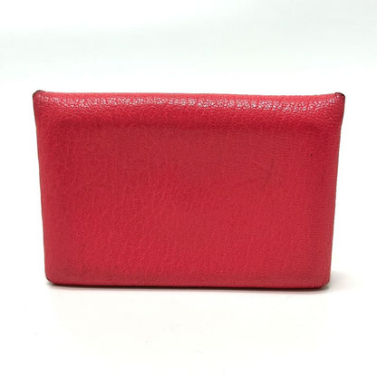 Hermes Card Case Calvi Epson Rose Azalea Pink