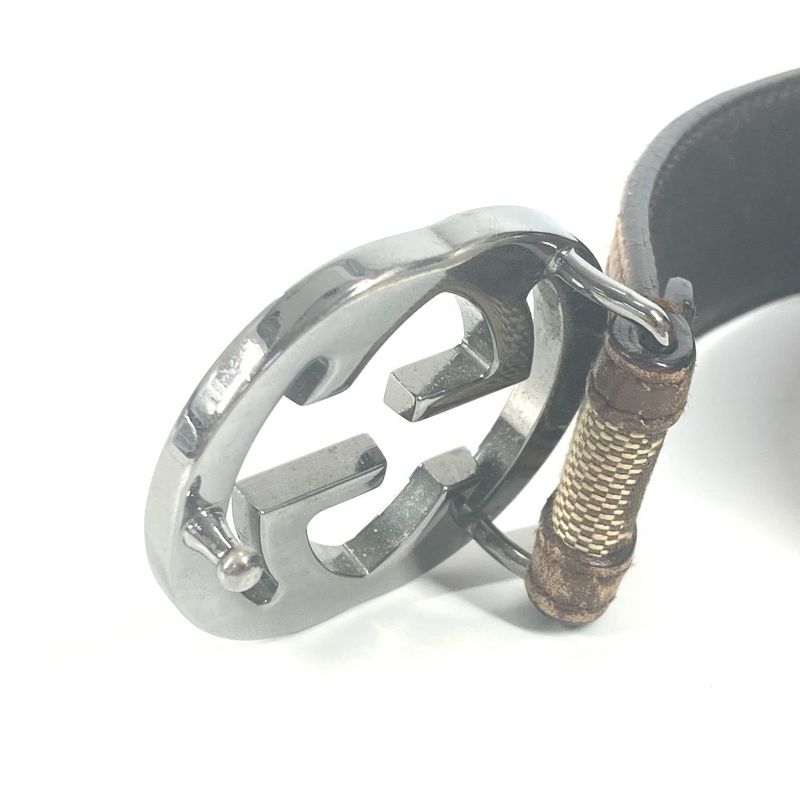 Gucci Belt GG Logo Buckle GG Canvas/leather Beige