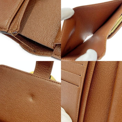 Louis Vuitton M61663 Monogram PVC Portmonnais Vieviennois Brown 403633 Bifold
