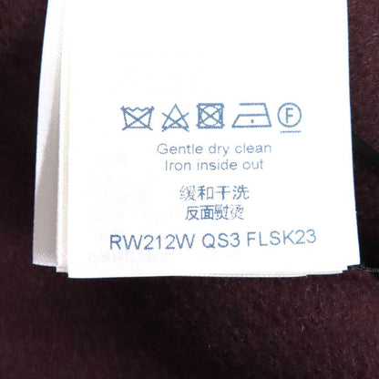 Louis Vuitton 21AW 1a90z6 Monogram Martin Girl Wool Silk Logo Button Mini Skirt