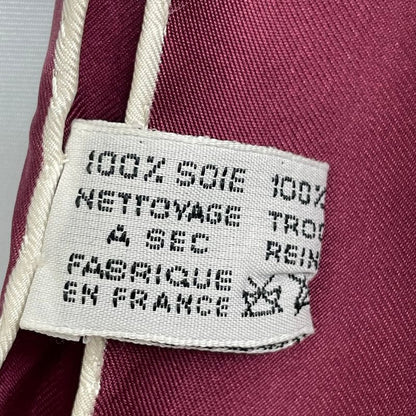 Cartier Silk Scarf With Diamond Pattern Red