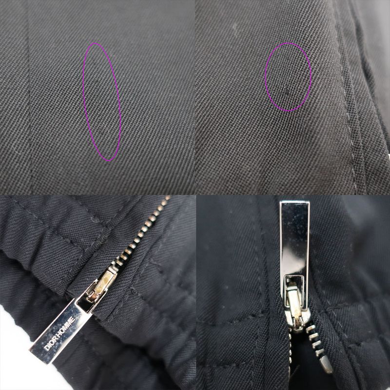 Dior BEE Embroidery Pants Bi-trousers 923c127a4422 Black Bee Zip