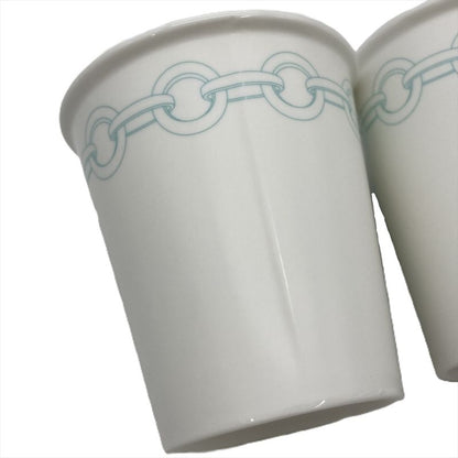 Tiffany & Co Tiffany & Co Return To Etched Coffee Cup Glasses Bone China White