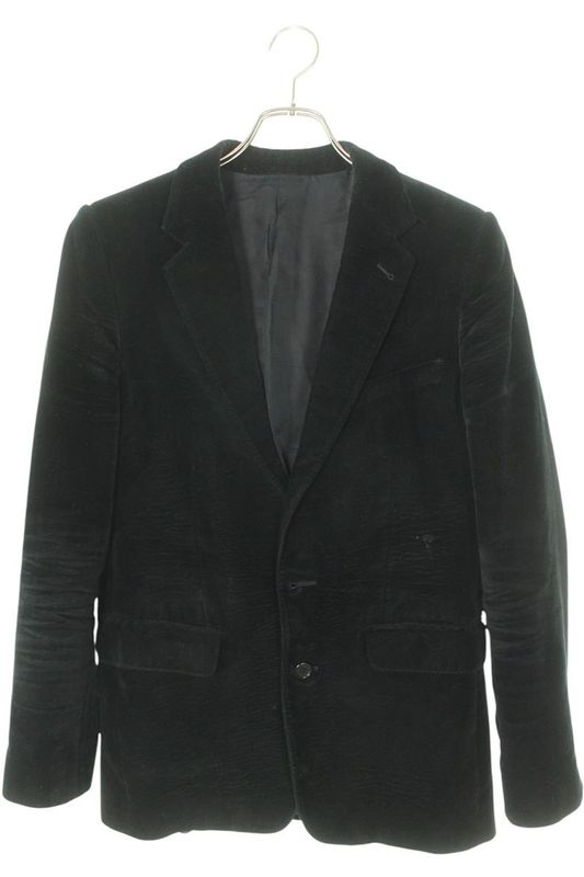Celine 20AW 2v045226d Velvet 2B Classic Tailored Jacket Men's 46