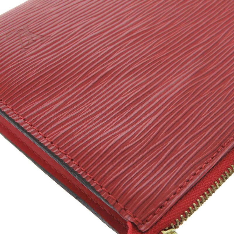 Louis Vuitton Pochette Accessoires Epi M52947 Epi Leather Castilian Red Handbag