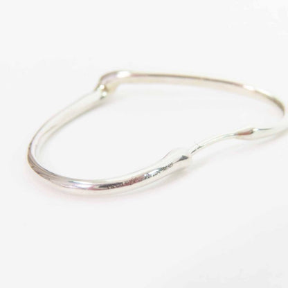 Tiffany & Co Open Heart Hoop Earrings For Both Ears Ag925 Silver