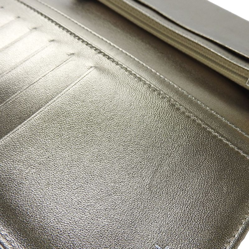 Chanel Long Wallet New Travel Line Leather Gold - Fold 11 Ladies Women Chanel