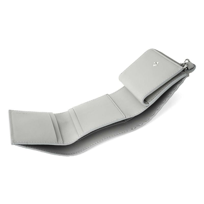 Fendi Trifold Wallet Beekaboo Gray