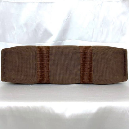 Hermes Tote Bag Tote MM Brown Her Line Excellent Condition