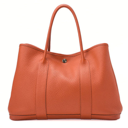 Hermes Garden Party PM Handbag Negonda Capucines Capucine Silver Hardware