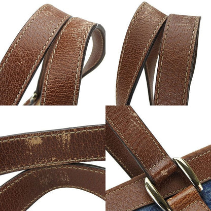 Gucci Handbag 141471 Interlocking Denim Blue Casual Mini Hand Ladies Women Gucci