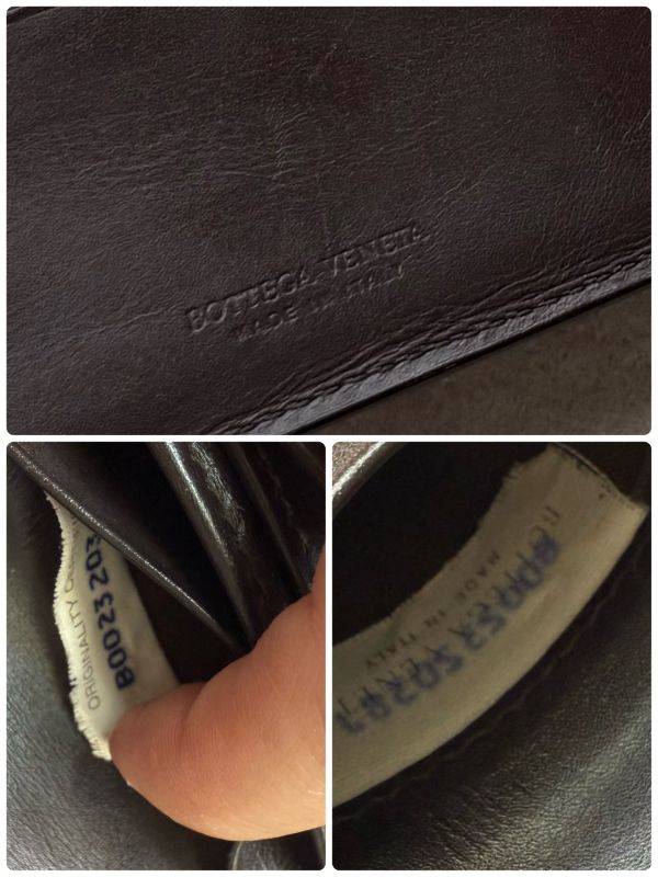 Bottega Veneta Bifold Wallet Intrecciato Calf Leather Brown Bifold Wallet Men