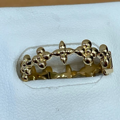 Louis Vuitton M1438l Baby Louis Ring #15.5 A25-2895